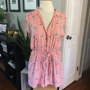 ModCloth sailboat romper